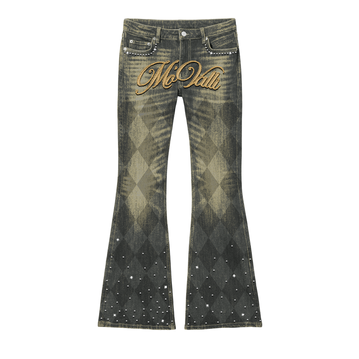 Luxurious Rhinestone Jeans