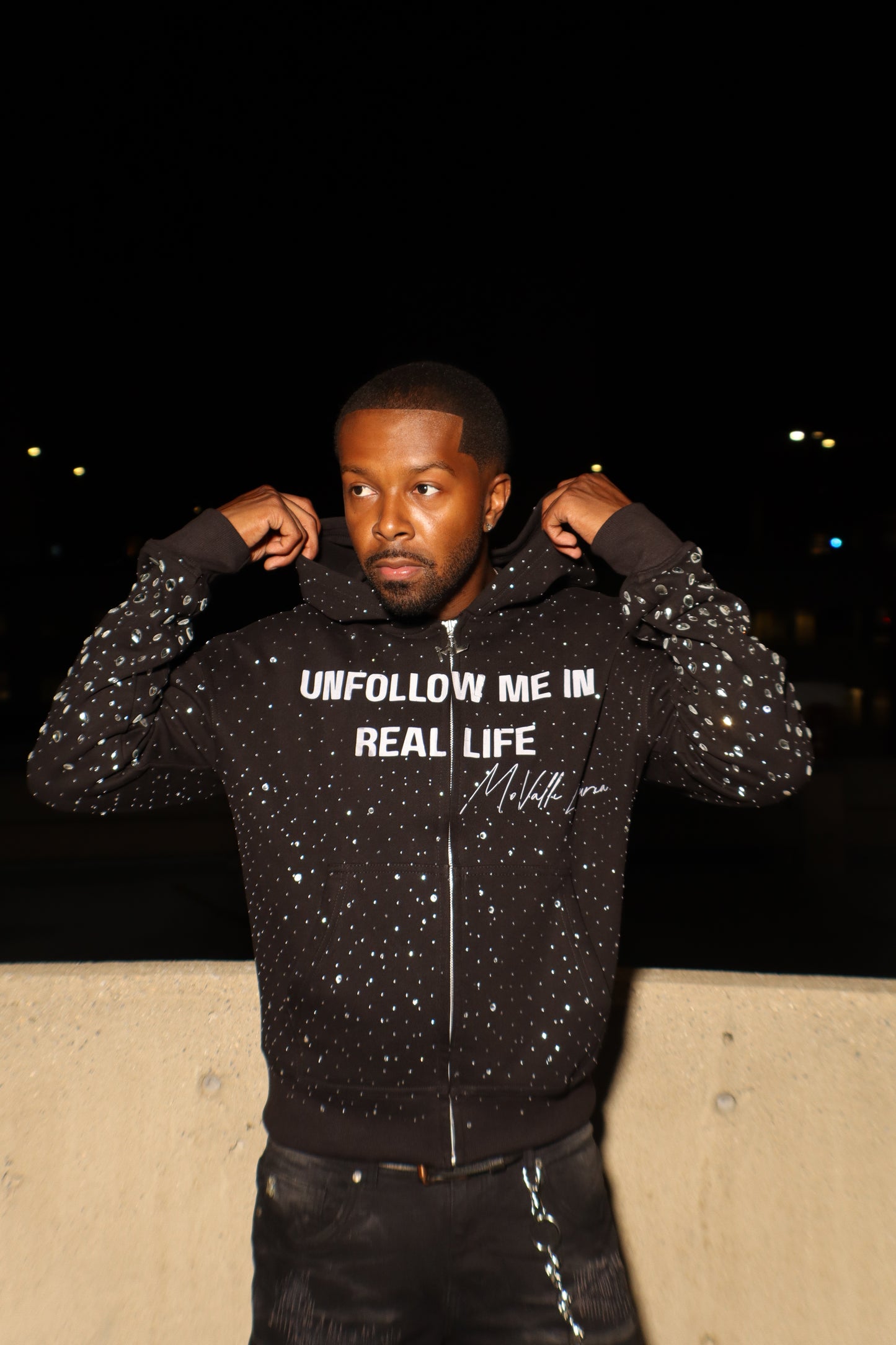 “U.M.I.R.L Rhinestone Hoodie