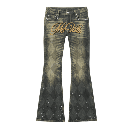 Luxurious Rhinestone Jeans